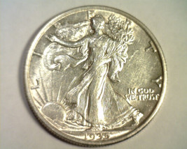 1935 WALKING LIBERTY HALF ABOUT UNCIRCULATED+ AU+ NICE ORIGINAL COIN BOB... - $36.00