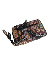 VERA BRADLEY 2007 Kensington Brown Full Zip Around Clutch Wallet Wristlet - $459.38 MXN