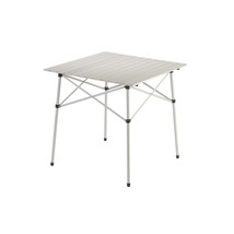 Coleman Compact 27.6″ W x 27.6″ L Roll-Top Aluminum Adult Camping Table,... - £31.84 GBP