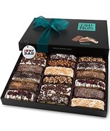 Father&#39;s Day Biscotti Cookies Gift Basket | Gourmet Holiday Chocolate Fo... - £43.45 GBP