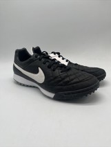 Nike Tiempo Legacy TF Sneakers 631517-010 Black/White Men&#39;s Size 7.5 - £109.79 GBP