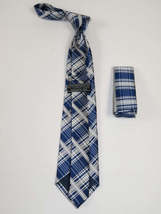 Men's Tie and Hankie Set Soft Microfiber Silky Vito Rofolo by J.Valintin VTR-20 image 2