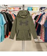 Under Armour Boys Armour Fleece Pullover Hoodie Olive Size S Athletic Pr... - $44.55