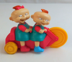 1998 Viacom Rugrats Movie Phil &amp; Lil Tricycle Wind Up Burger King Toy Works - £3.04 GBP