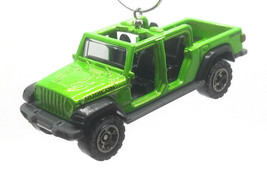 Christmas Ornament for 2020 Jeep Gladiator No Doors Green Black - £16.40 GBP