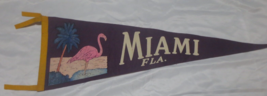 Miami Fla Pennant 1950&#39;s - £15.08 GBP