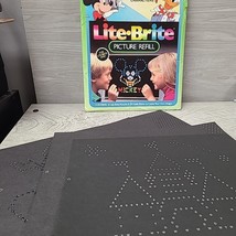 VINTAGE 80s Lite Brite Picture Refill Disney Characters Used - £7.86 GBP