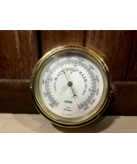 StockBurger Marine Industrial Style Brass Inch Millibar Barometer Made G... - £198.51 GBP