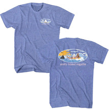 Jaws Amity Island Regatta Cartoon Men&#39;s T Shirt - £24.22 GBP+