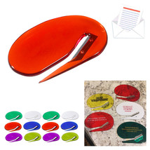 12 PCS Letter Openers Plastic Envelope Slitter Set Razor Blade Paper Kni... - $15.99