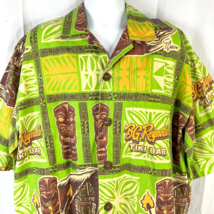 BG Reynolds Tony Canepa Tiki Bar Hawaiian Shirt 2XL Mens 57x33&quot; Rare OOA... - £94.75 GBP