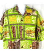 BG Reynolds Tony Canepa Tiki Bar Hawaiian Shirt 2XL Mens 57x33&quot; Rare OOA... - £94.75 GBP