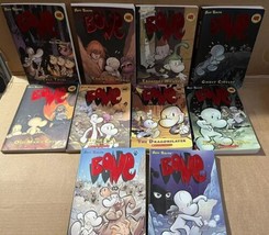 Lot of 10 Jeff Smith BONE SC Graphic Novel Books 1 2 3 4 5 6 7 8 9 Tall ... - £36.02 GBP