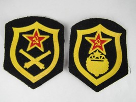 x2 Russian Soviet Military Red Army Patch Badge Medal Order Ussr Cannon - £13.13 GBP
