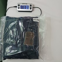 Silver Jeans SSR437 Women's Sz 29 Blue Denim Berkley Straight Embroidered Pants image 8