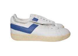 Vintage Pony Sneakers Mens 6 White Leather Lace Up Low Top Tennis Shoes NOS - £57.56 GBP