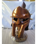 Gladiator Helmet Copper Finish 5 Inch 20-Gauge Steel W/Stand ~New - £39.32 GBP
