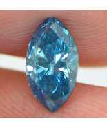 Marquise Shape Diamond Fancy Blue Color Loose 0.71 Carat SI1 Natural Enh... - $635.00