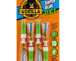 Gorilla Super Glue Gel, Four 3 Gram Tubes, Clear, (Pack of 1) 1 - Pack - £15.48 GBP