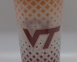 24 oz Double Wall Plastic Tumber w/Lid VT Virginia Tech - £11.77 GBP