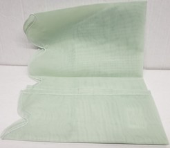 1 Fabric Thin Valance (14&quot;x60&quot;)(no tiers/drapes) SAGE, LIGHT GREEN COLOR, Emelia - £11.10 GBP