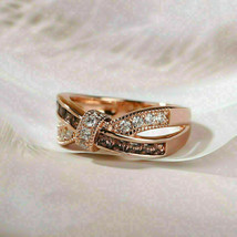 2Ct Round Cut VVS1/D Diamond Engagement Women&#39;s Pretty Ring 14K Yellow Gold Over - £88.46 GBP
