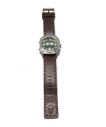 Lucky Brand Mens MOTO PSYCHO Leather Band Watch - need Battery - $940.83 MXN