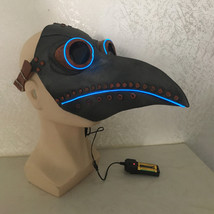 Halloween Bird Doctor LED Glowing Party Mask - £14.51 GBP