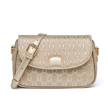 Brand Female Leather Shoulder Bag Fashion Design Small Square Bag Commuter Offic - £76.26 GBP