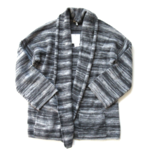 NWT Joie Gwinnie Cardigan in Rambling Grey Ombre Stripe Open Front Sweater S - £32.62 GBP