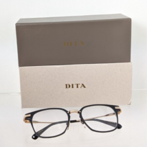 Brand New Authentic Dita Eyeglasses UNION DRX 2068 A Black Gold 52mm Frame - £309.60 GBP