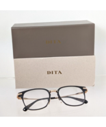Brand New Authentic Dita Eyeglasses UNION DRX 2068 A Black Gold 52mm Frame - £314.77 GBP