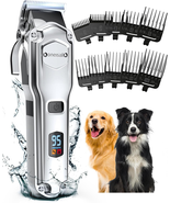 Dog Clippers for Grooming for Thick Heavy Coats/Low Noise Rechargeable C... - $55.11