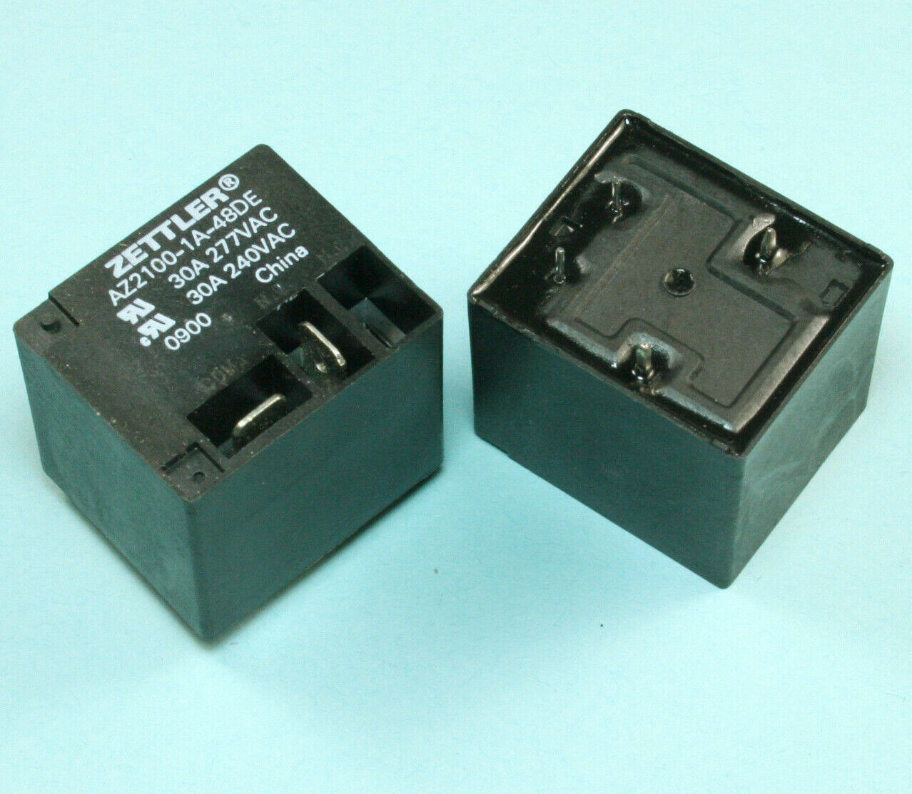 1pc Zettler 48vdc SPST AZ2100 30A Power Relay AZ2100-1A-48DE Quick Conne... - $8.75