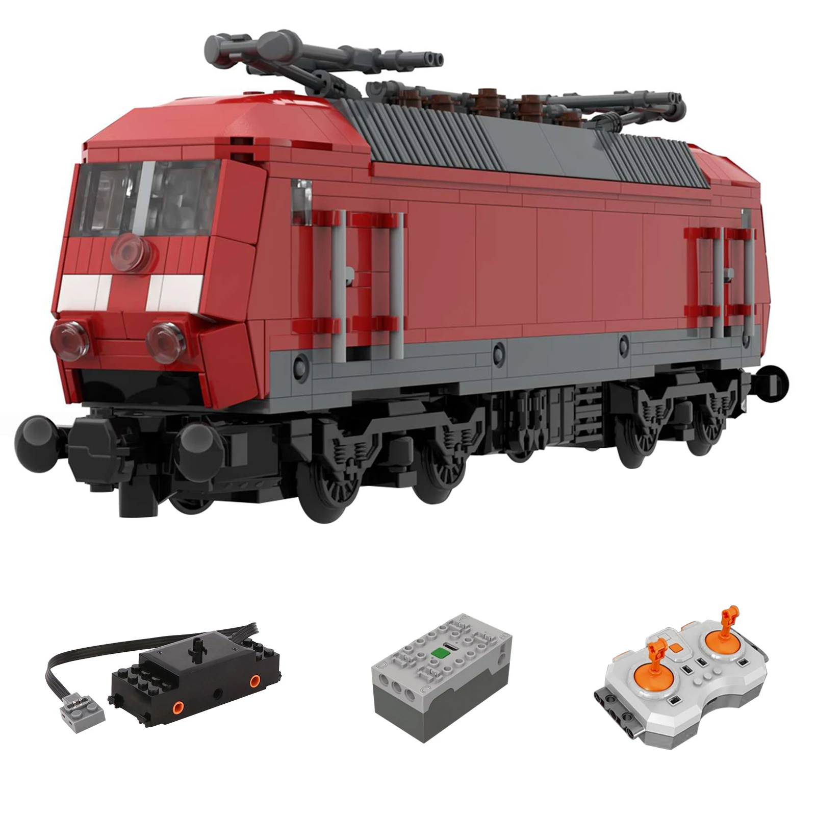 Authorized 706Pcs MOC-44321 6wide Dynamic DB BR 120 - Electric Locomotive Model - £172.79 GBP