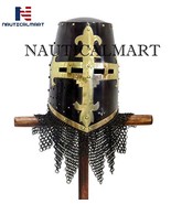 Knight Crusader Armour Helmet Wearable Halloween Costume LARP/Reenactment - $478.69 CAD