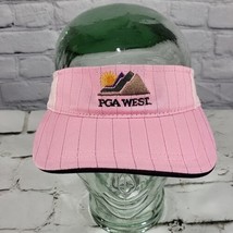 PGA West Hat Womens OSFA Pink Visor Cap Golf Tennis  - £11.84 GBP