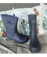 Joules Women Welly Rain Boots Mid-Calf French Navy Blue Size 9 - $61.53 CAD