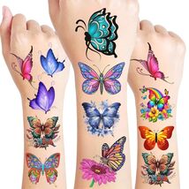 Butterfly Temporary Tattoos 50Pcs Medium Stickers for Women Girls Kids T... - €2,48 EUR Butterfly Temporary Tattoos 50Pcs Medium Stickers for Women Girls Kids T... - €2,48 EUR