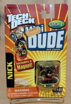 Vintage Tech Deck Mini Dude Key Chain &quot;NICK&quot; Fun 4 All  - £21.69 GBP