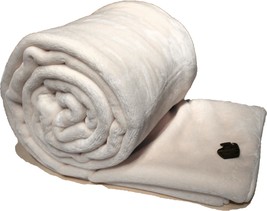 Navy Blanket King Size Blue Color Korean Mink Throw Velvet Faux Fur Blankets Sof - £55.38 GBP+