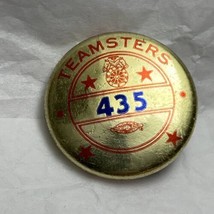 Teamsters 435 Workers Association Political Politics Union Pin Pinback - $9.95