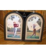 Vintage Home Interiors Set of Golf Pictures Sambataro Homco  - £64.13 GBP