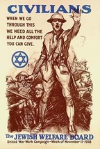 Civilians: The Jewish Welfare Board 20 x 30 Poster - £20.54 GBP