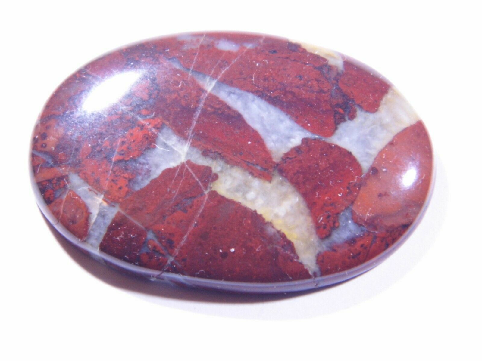 25.42Ct 30x16x6mm Minimum Rainbow Jasper Natural Cabochon Wire Wrapping - $1.52+