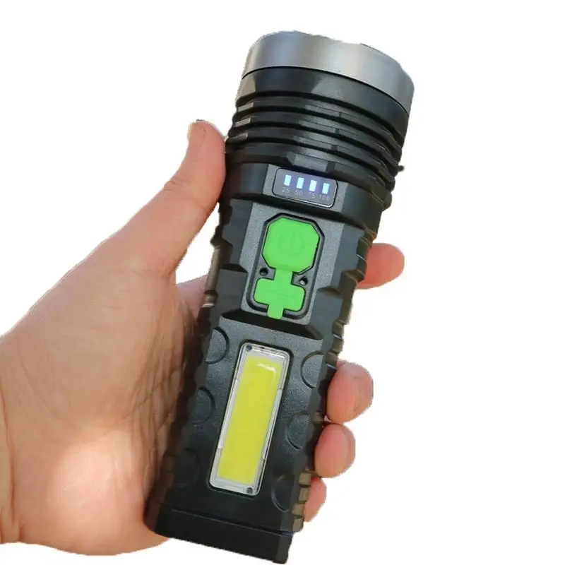 Solar Flashlights Compact Rechargeable Multi-Function LED Flashlight Fast - £13.00 GBP+