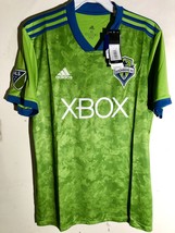 Adidas MLS Jersey Seattle Sounders Team Green sz L - £11.89 GBP