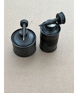 Two small vintage thumb or spout oilers, with spouts and closing caps, u... - $21.19