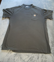 Carhartt Men’s Original Fit Force Size 2XL Graphic Pocket T-Shirt  Dark Green - £5.97 GBP