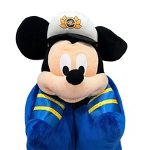 Disney Cruise Line Mickey Mouse Captain Plush Pillow Buddy - $14.40